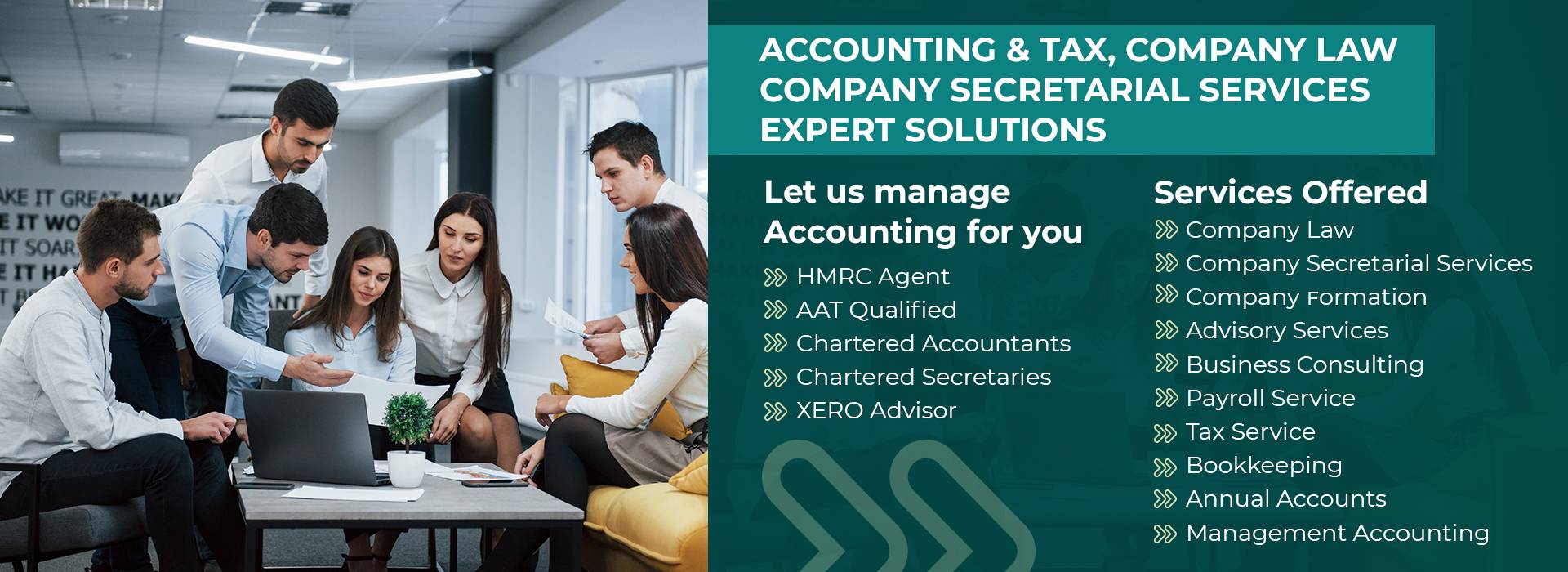 Accounting & Tax Law Banner